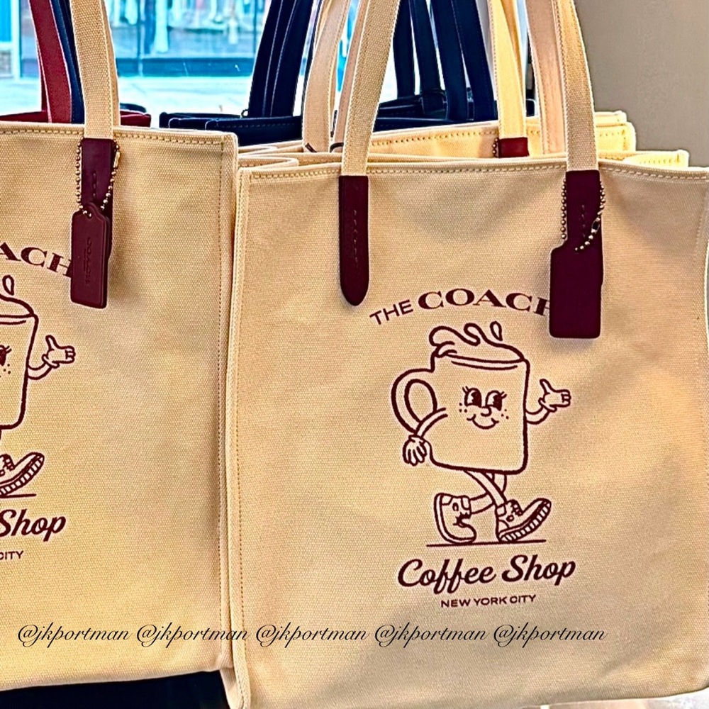 Coach - Coach Coffee Shop Canvas Tote